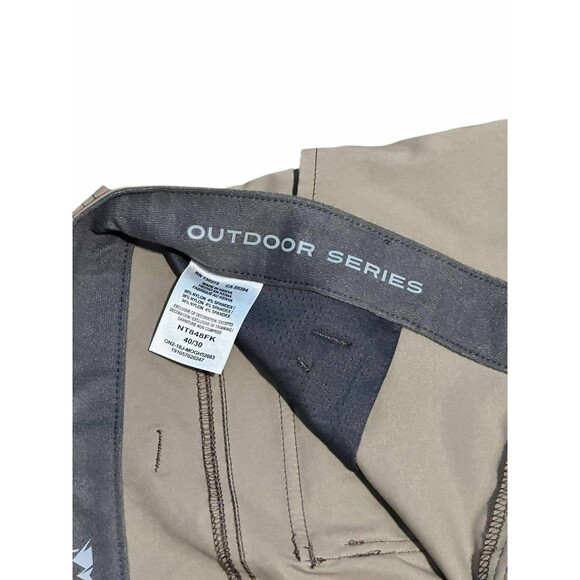 Wrangler Outdoor Series Beige Men’s Size 40x30 Nylon Tech Terrain Stretch Pants - Picture 4 of 9